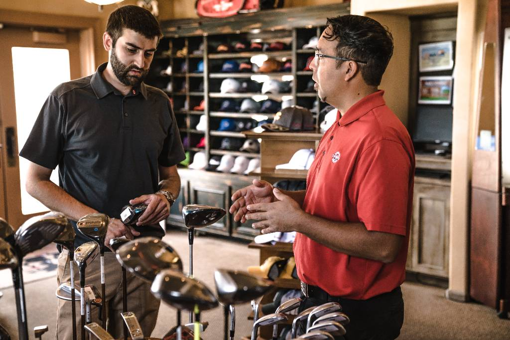 mystery shopping at a golf course