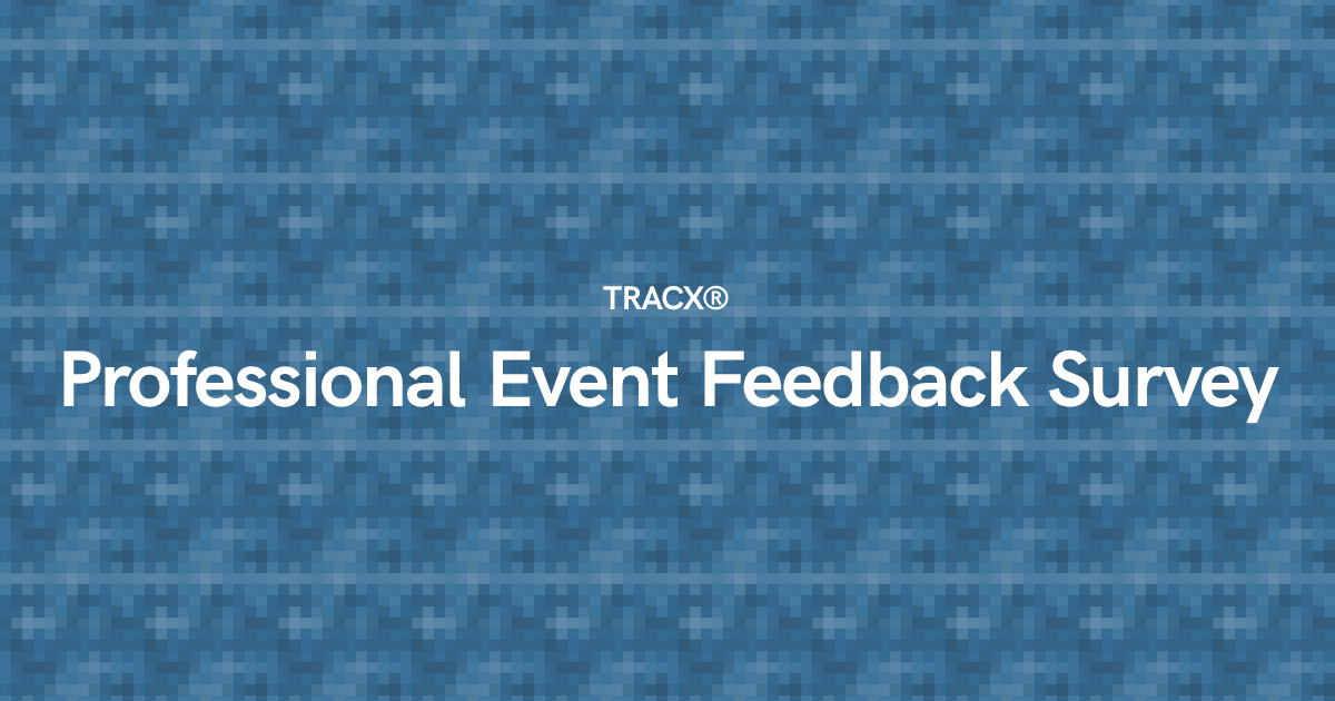 Professional Event Feedback Survey