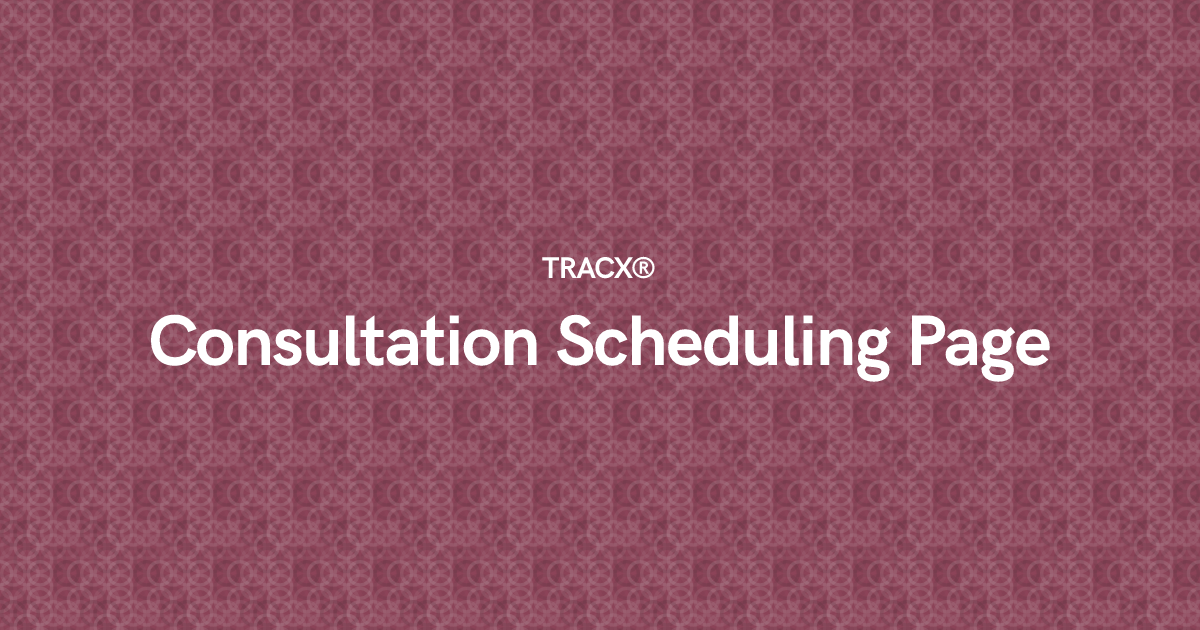 Consultation Scheduling Page
