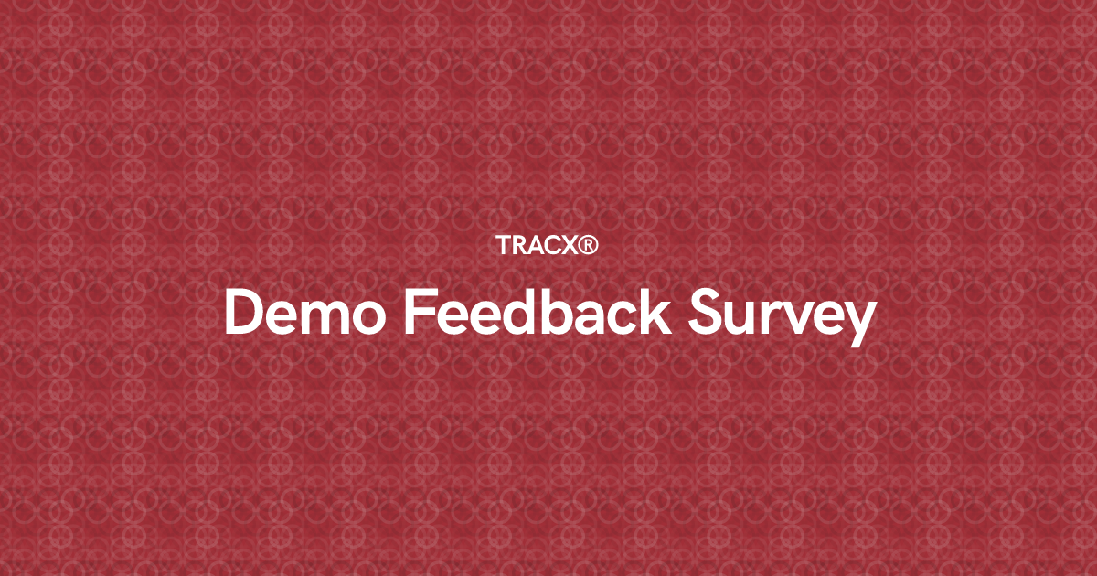 Demo Feedback Survey