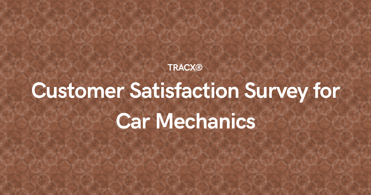 Customer Satisfaction Survey for Car Mechanics
