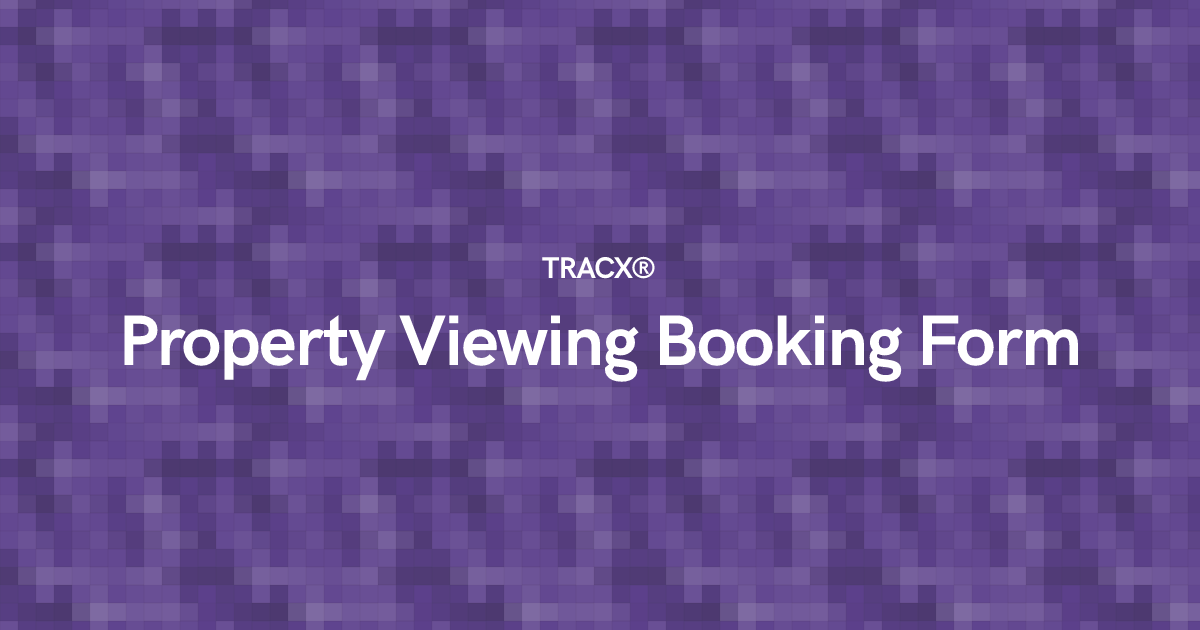 Property Viewing Booking Form