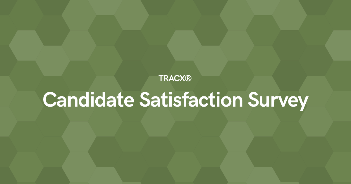 Candidate Satisfaction Survey
