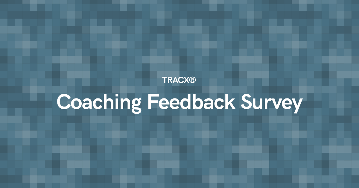 Coaching Feedback Survey