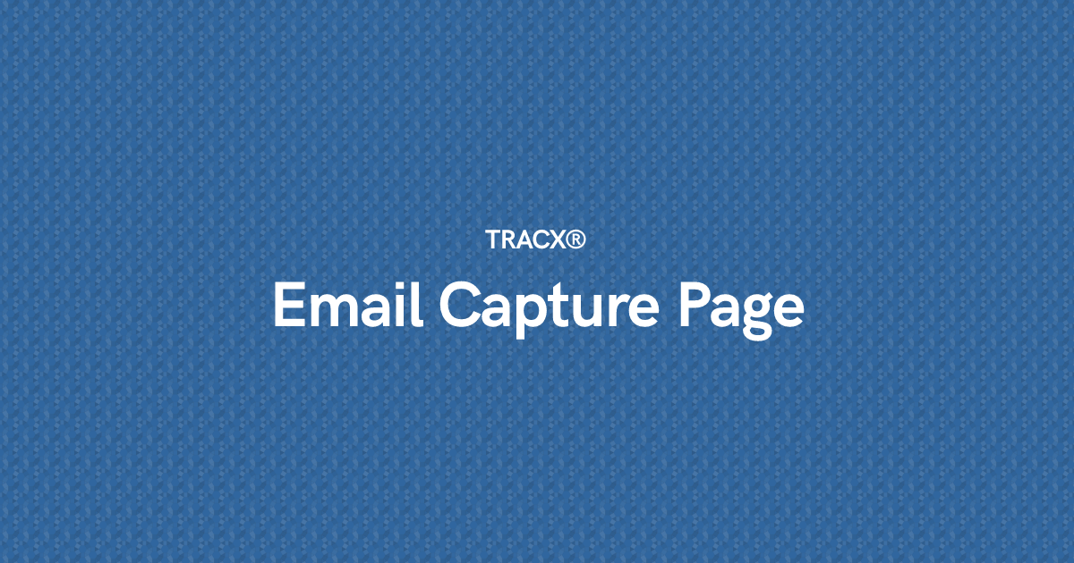 Email Capture Page