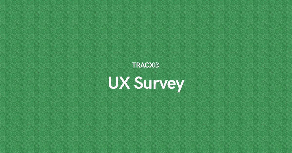 UX Survey