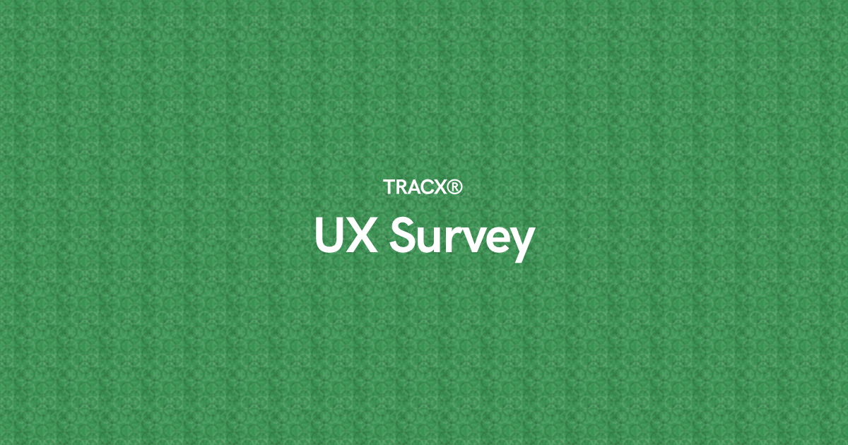 UX Survey