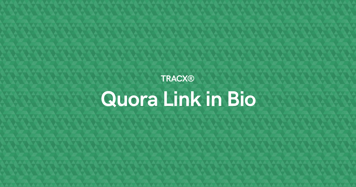 Quora Link in Bio