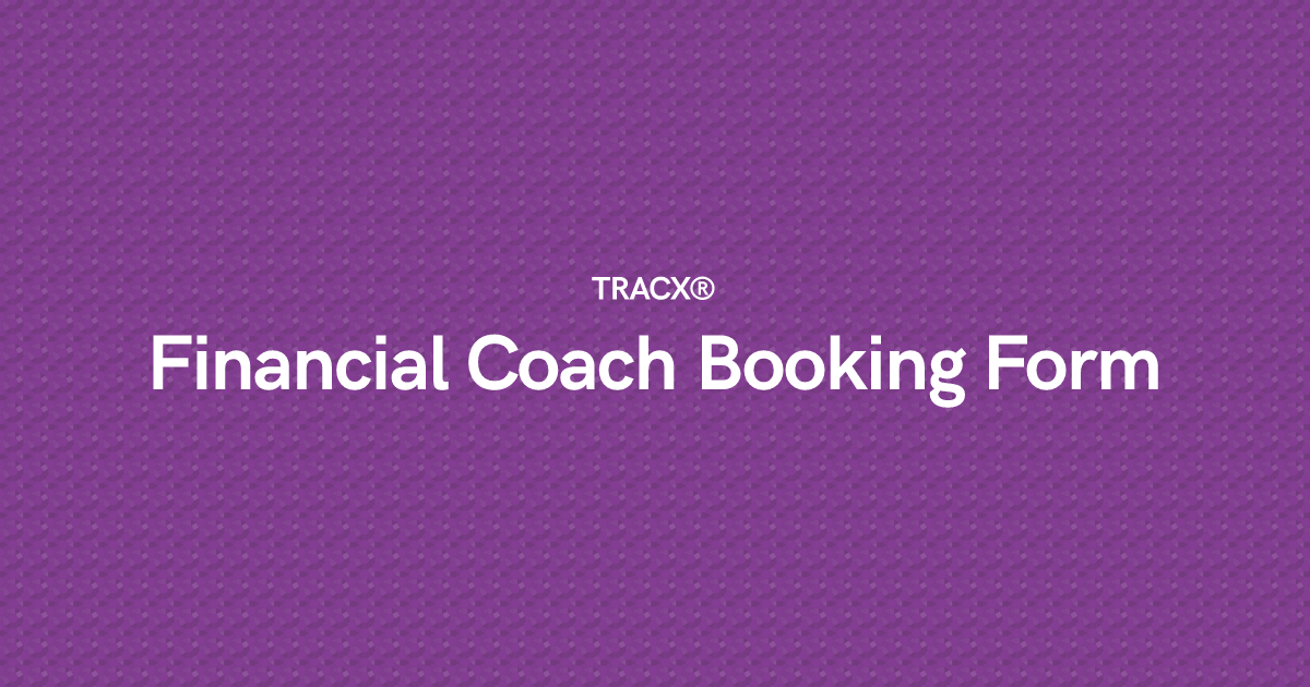 Financial Coach Booking Form