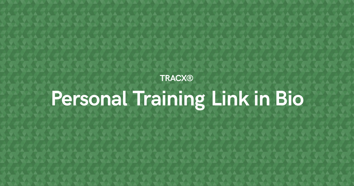 Personal Training Link in Bio