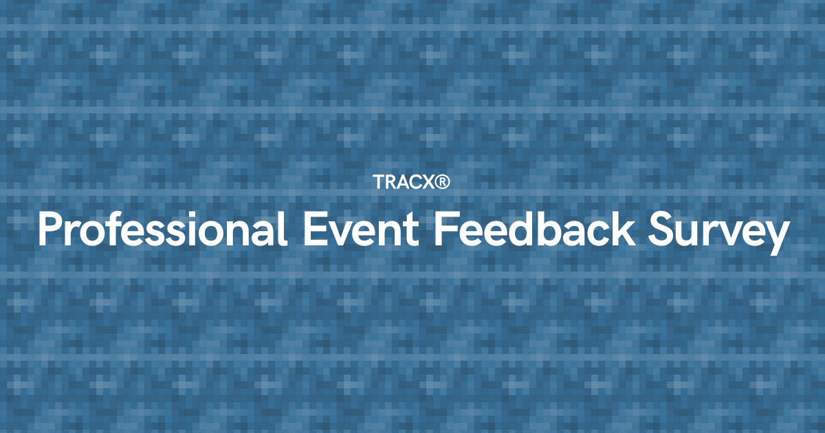 Professional Event Feedback Survey