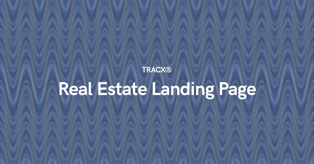 Real Estate Landing Page