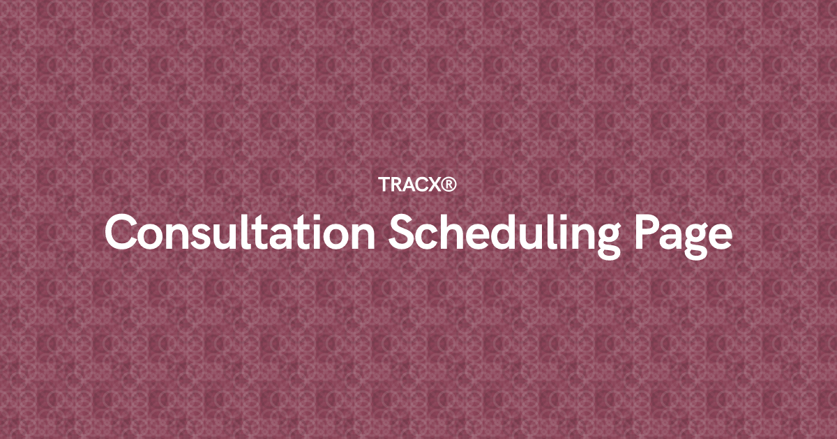 Consultation Scheduling Page