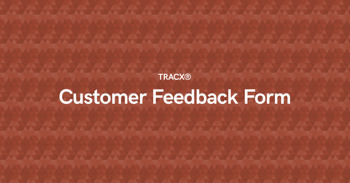 Customer Feedback Form