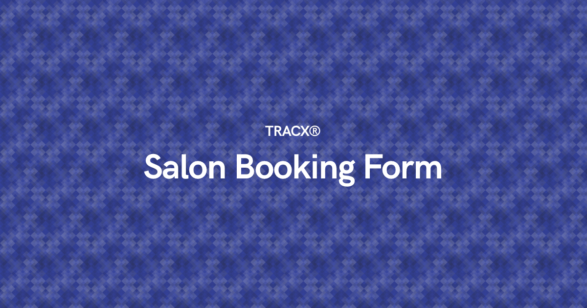 Salon Booking Form