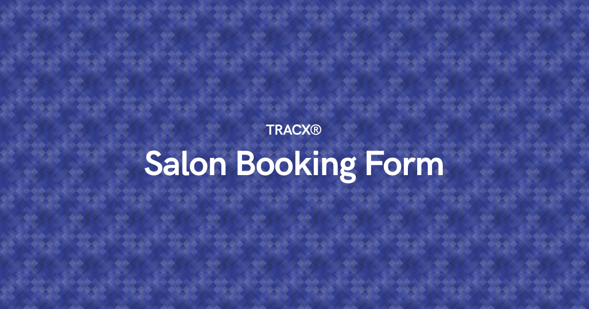 Salon Booking Form