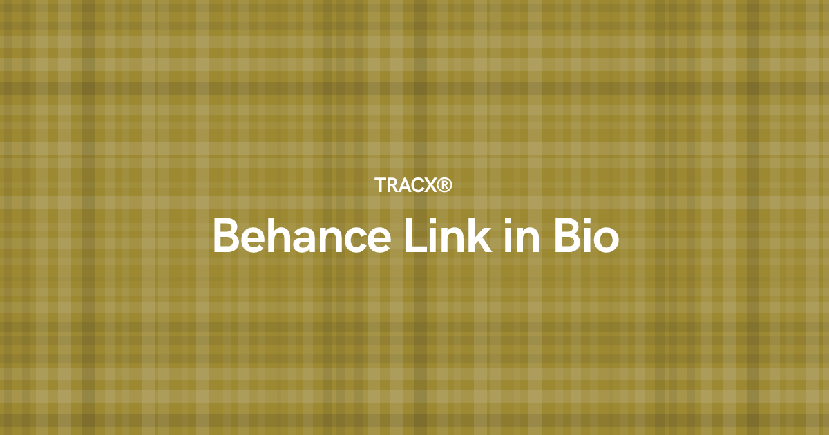 Behance Link in Bio