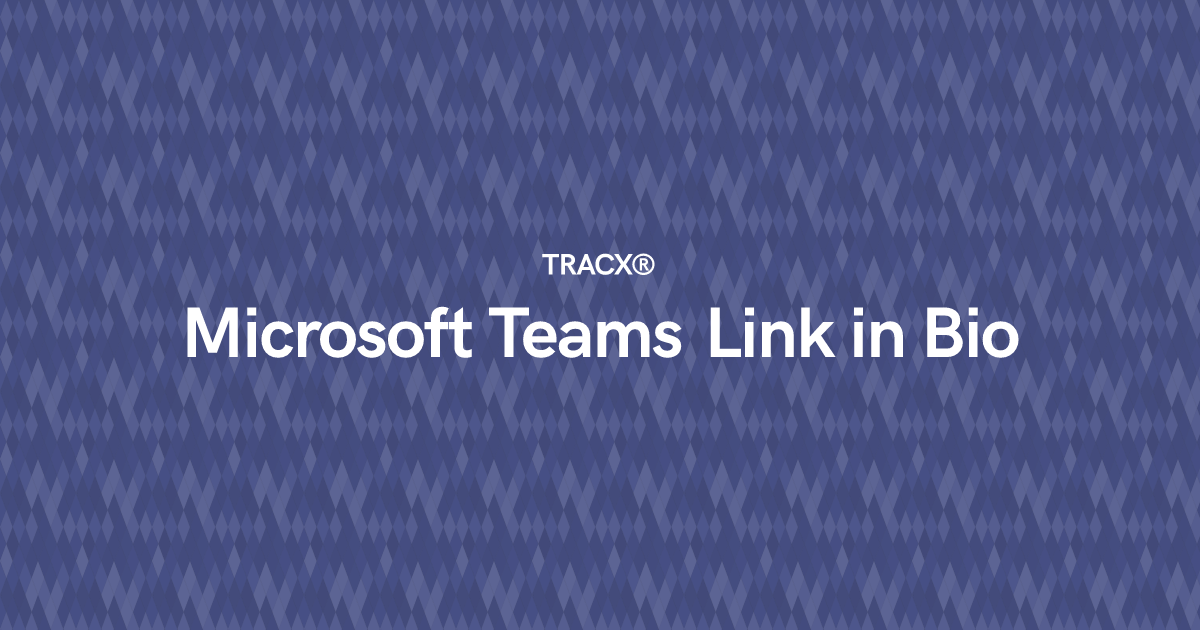 Microsoft Teams Link in Bio