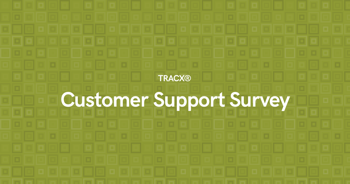 Customer Support Survey