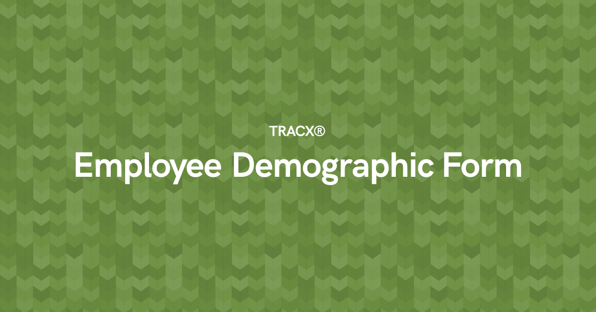 Employee Demographic Form