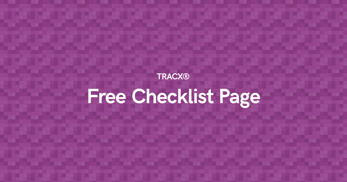 Free Checklist Page