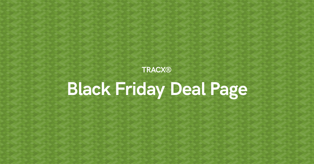 Black Friday Deal Page