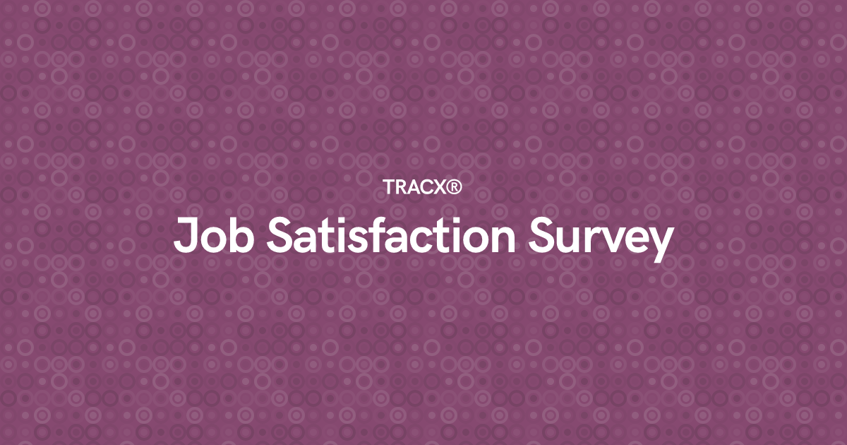Job Satisfaction Survey