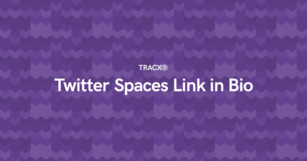 Twitter Spaces Link in Bio