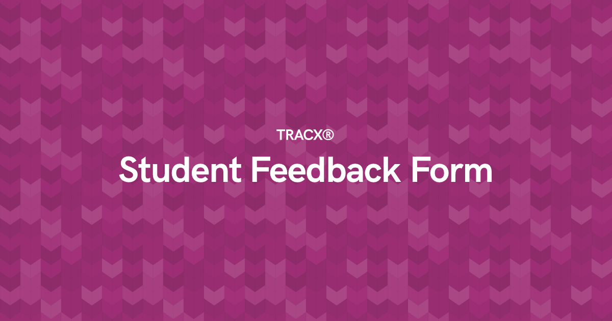 Student Feedback Form