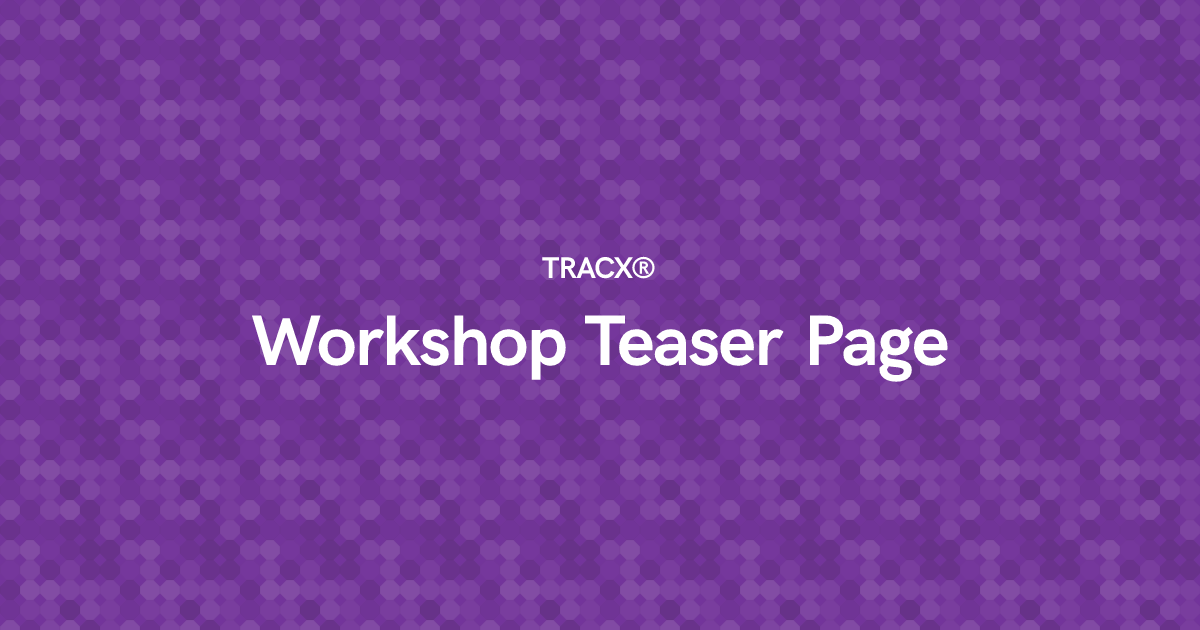Workshop Teaser Page