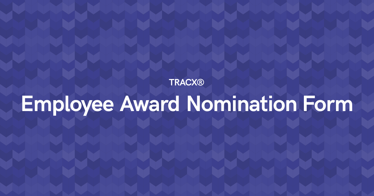 Employee Award Nomination Form