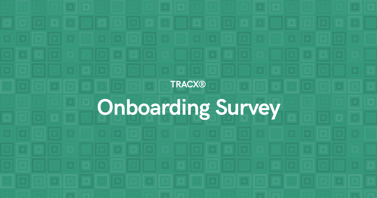 Onboarding Survey