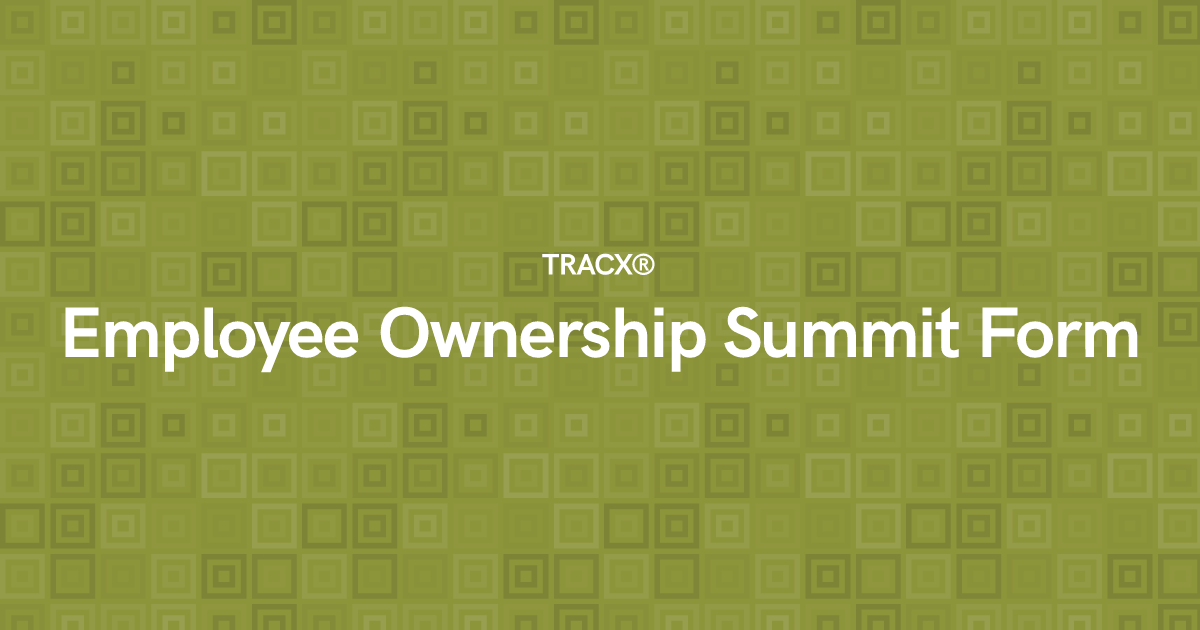 Employee Ownership Summit Form