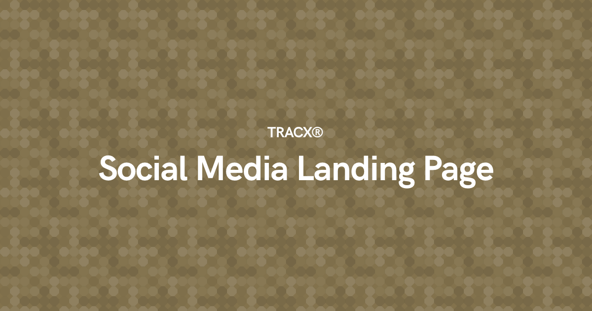 Social Media Landing Page