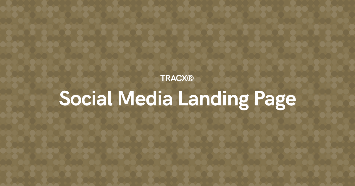 Social Media Landing Page