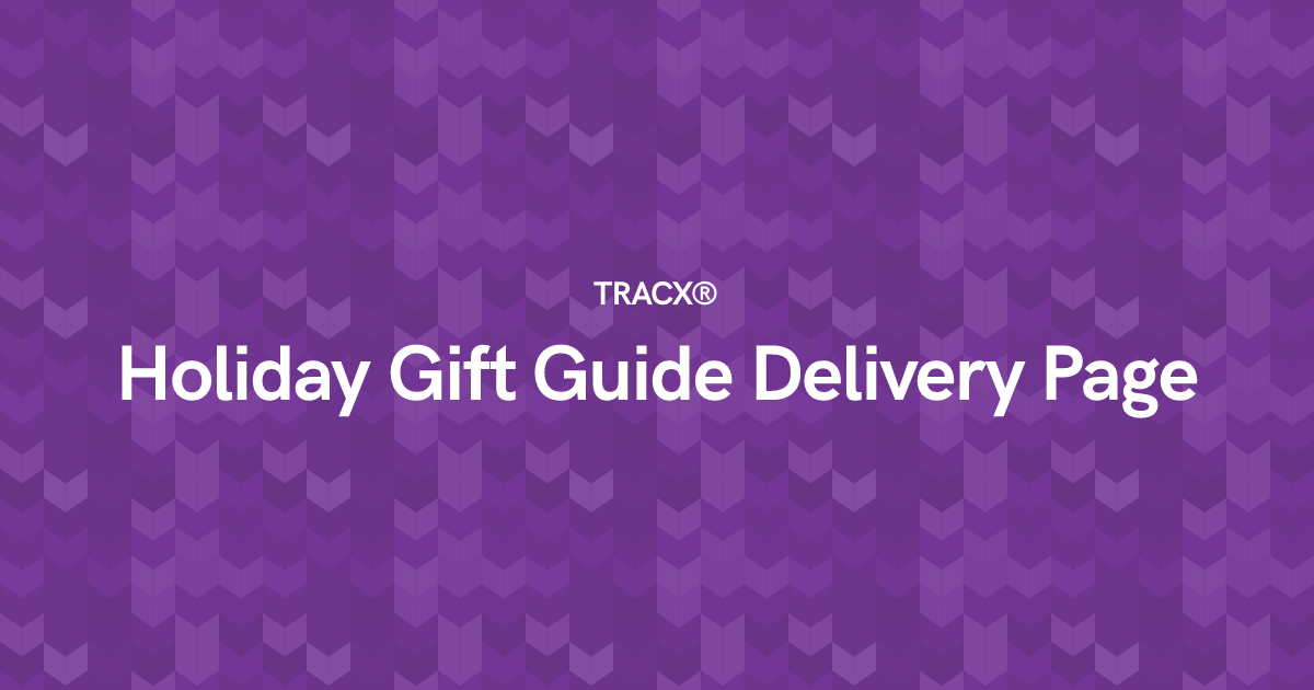 Holiday Gift Guide Delivery Page