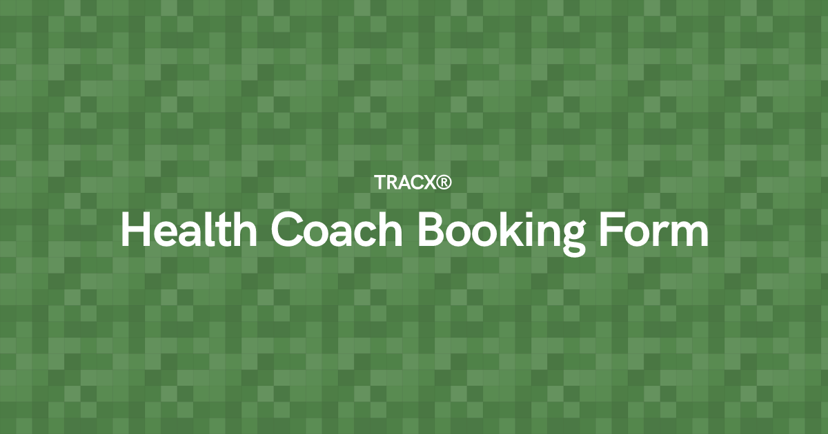 Health Coach Booking Form