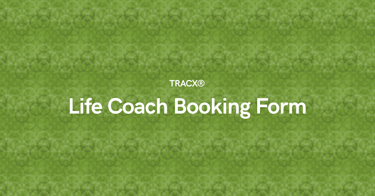 Life Coach Booking Form