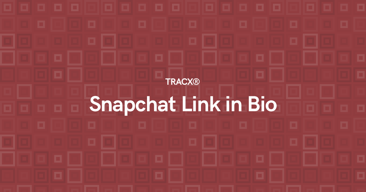 Snapchat Link in Bio