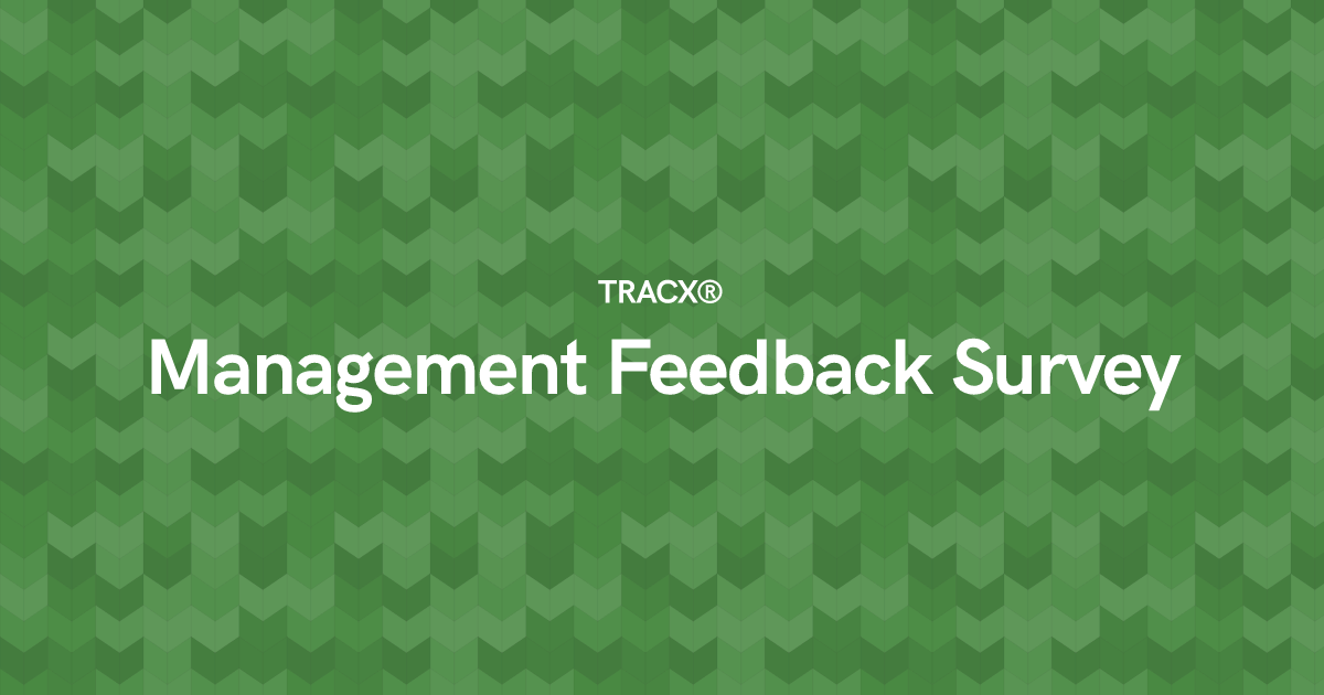 Management Feedback Survey