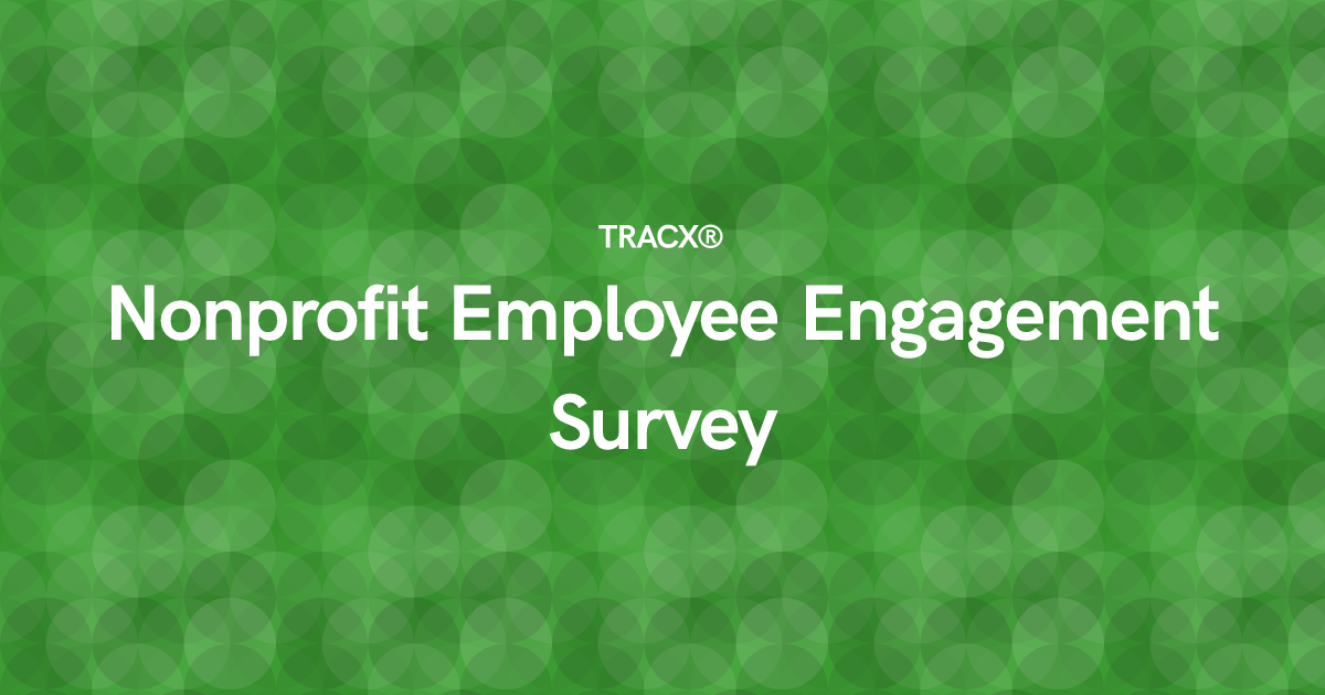 Nonprofit Employee Engagement Survey