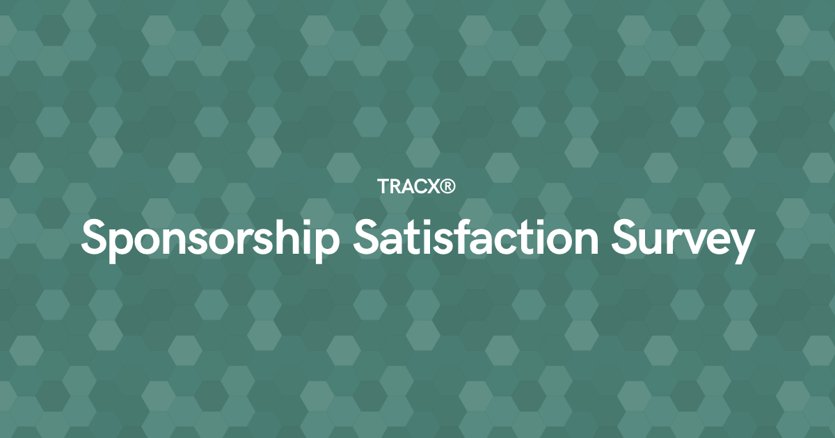 Sponsorship Satisfaction Survey
