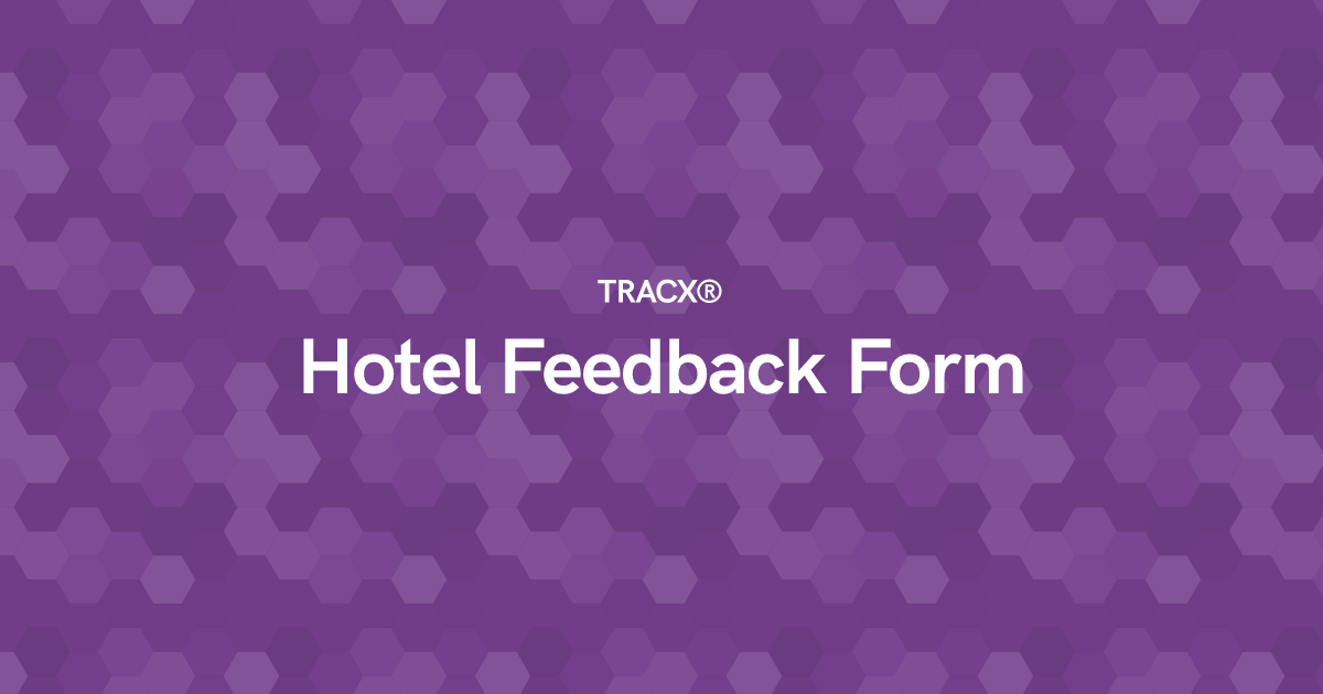 Hotel Feedback Form