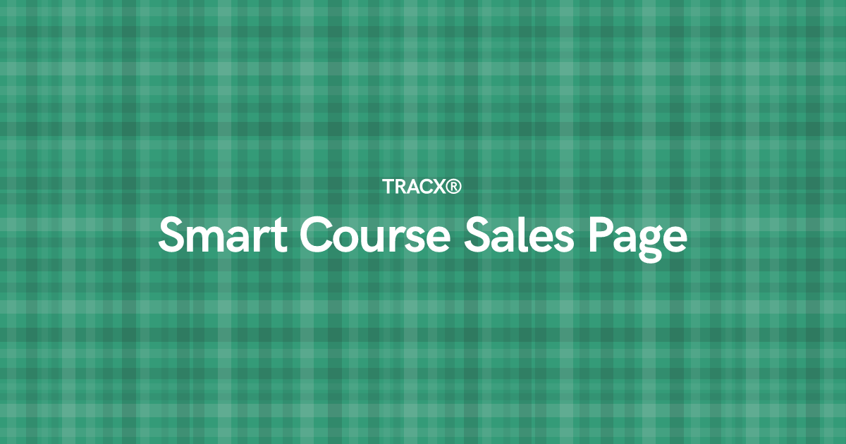 Smart Course Sales Page