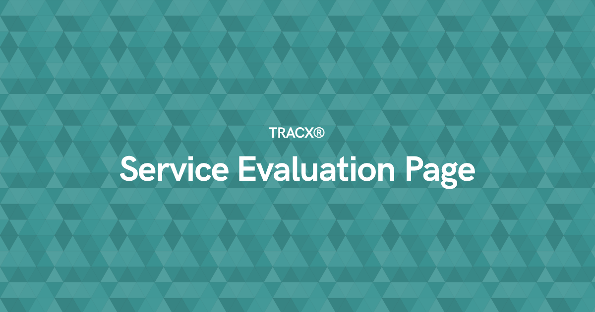 Service Evaluation Page