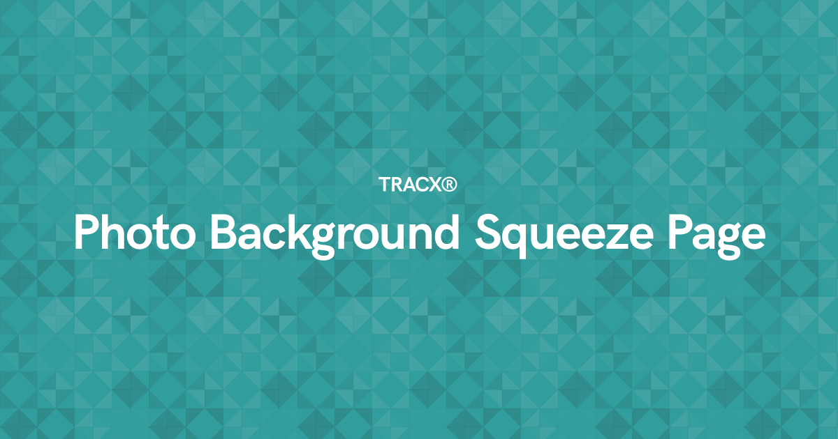 Photo Background Squeeze Page