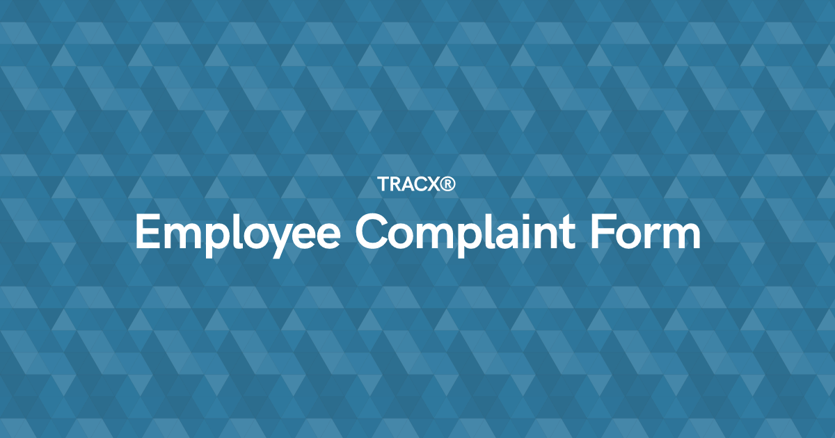 Employee Complaint Form
