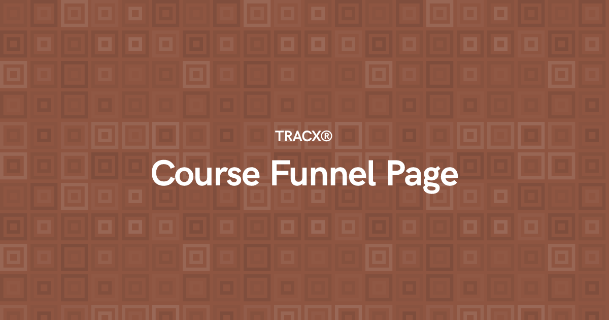 Course Funnel Page