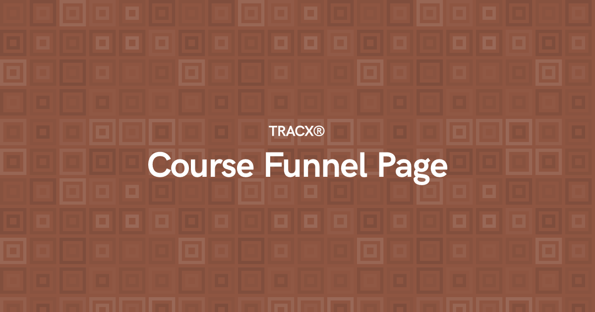 Course Funnel Page