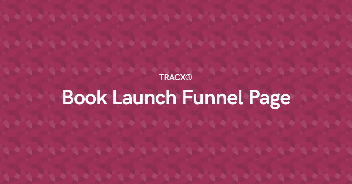 Book Launch Funnel Page